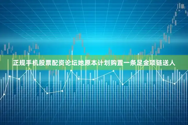 正规手机股票配资论坛她原本计划购置一条足金项链送人